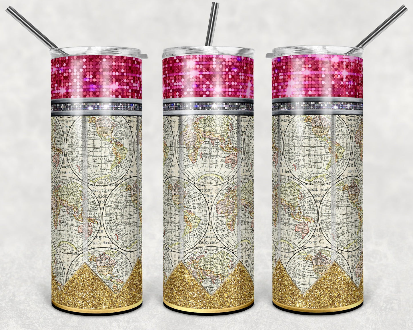 Glitter Pencil *Choose your Class, 36 options!!!* 20oz Skinny Tumbler Grape Vine Wholesale