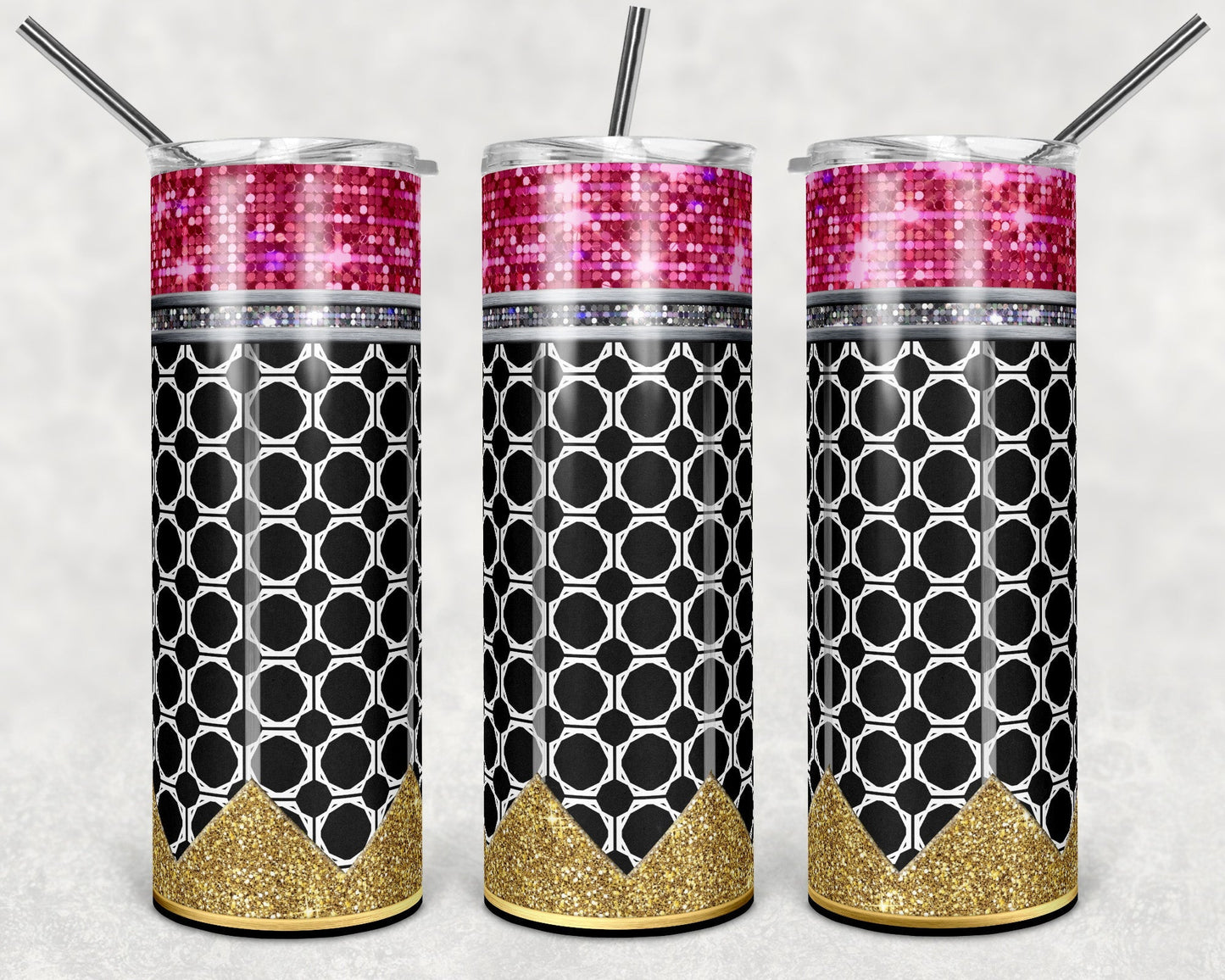 Glitter Pencil *Choose your Class, 36 options!!!* 20oz Skinny Tumbler Grape Vine Wholesale