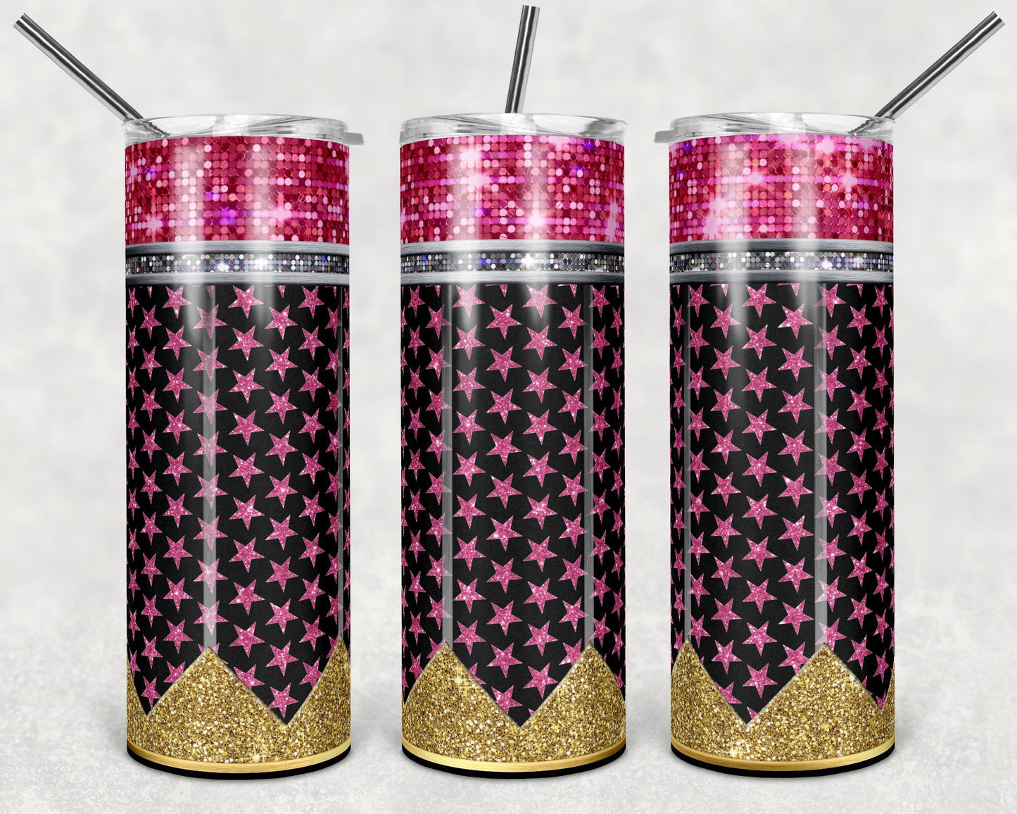 Glitter Pencil *Choose your Class, 36 options!!!* 20oz Skinny Tumbler Grape Vine Wholesale