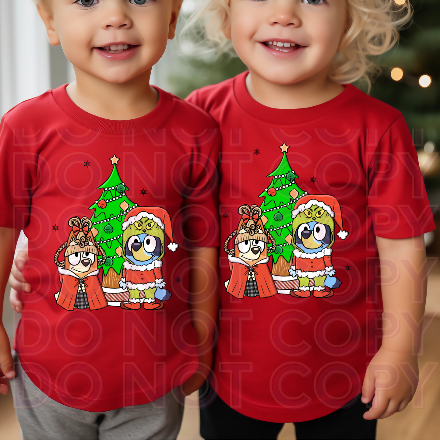 Grinchy Heelers (Blue-y, B!ngo)Toddler & Youth Shirt