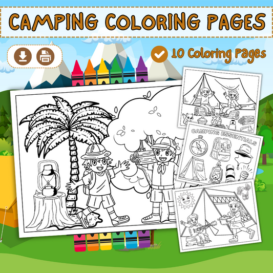 Camping Coloring Pages