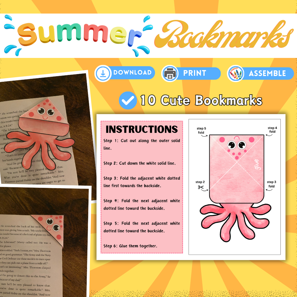 Summer Bookmark Craft