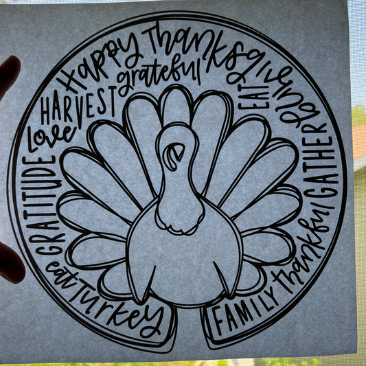 Thankful turkey Short Sleeve or Long Sleeve Only - 2 Peas Tees