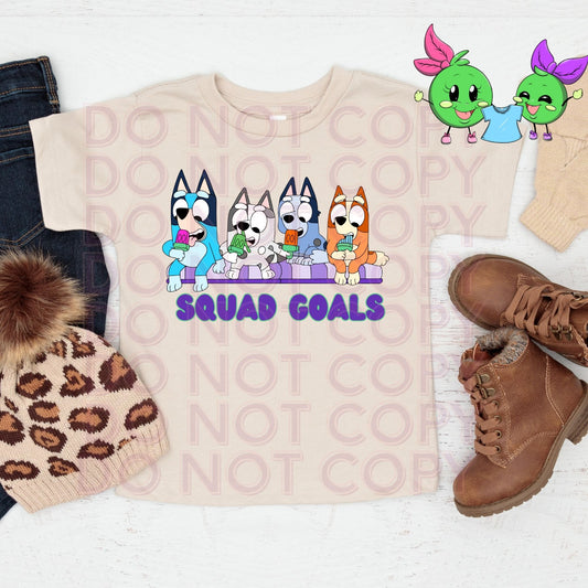 Puppy Squad Goals Toddler & Youth Shirt - 2 Peas Tees