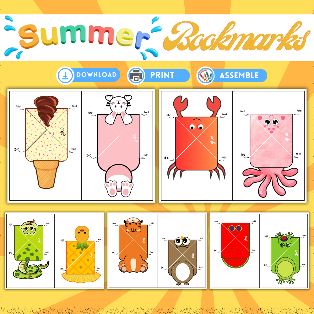 Summer Bookmark Craft