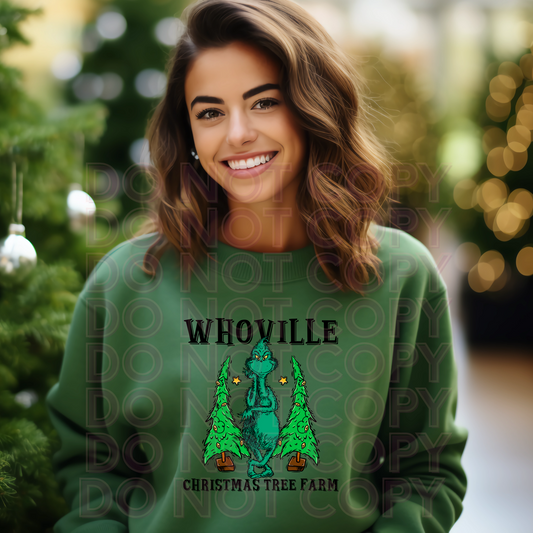 Whoville Christmas Tree Farm Choose Your shirt Style