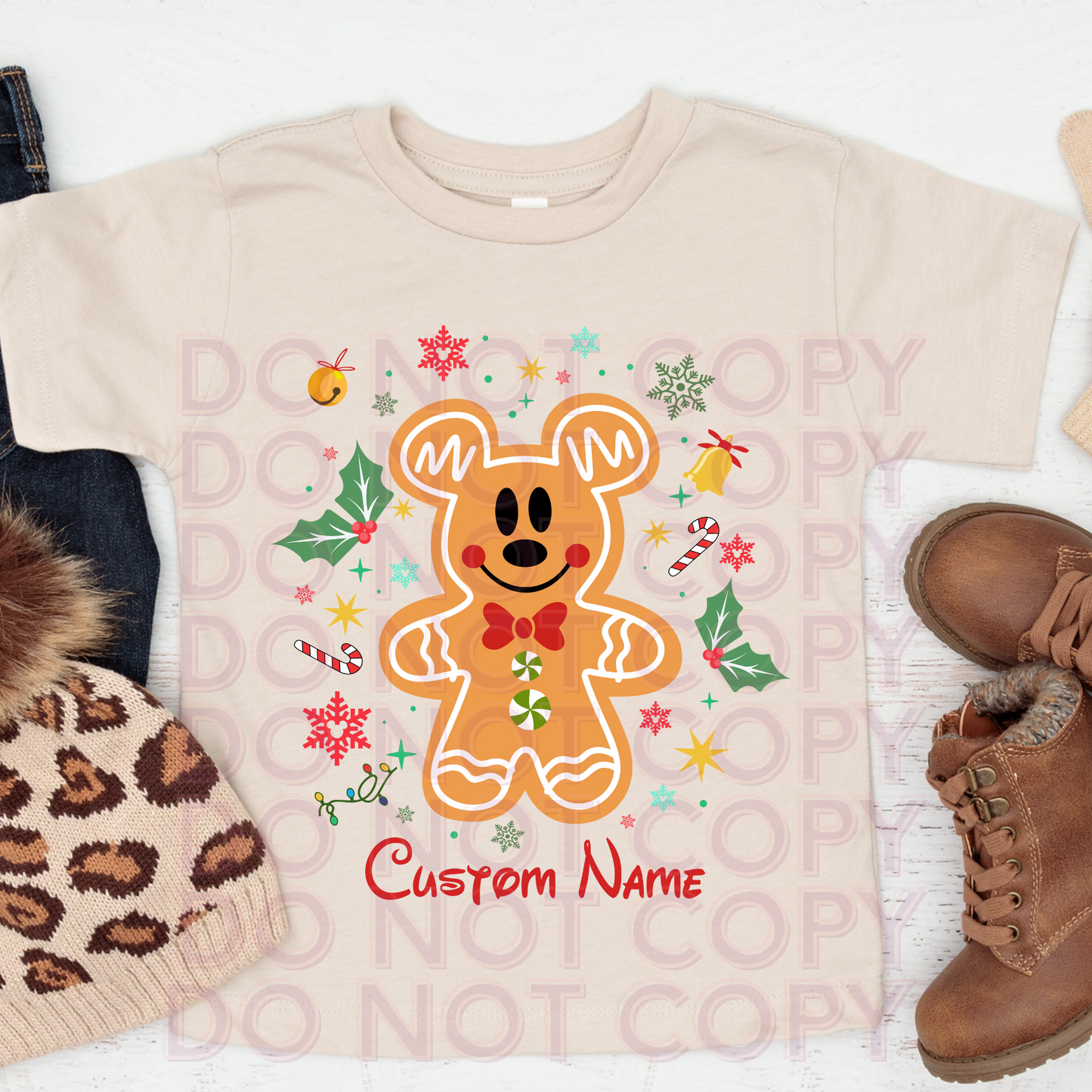 Custom Character Cookie Name Tee Toddler & Youth Shirt