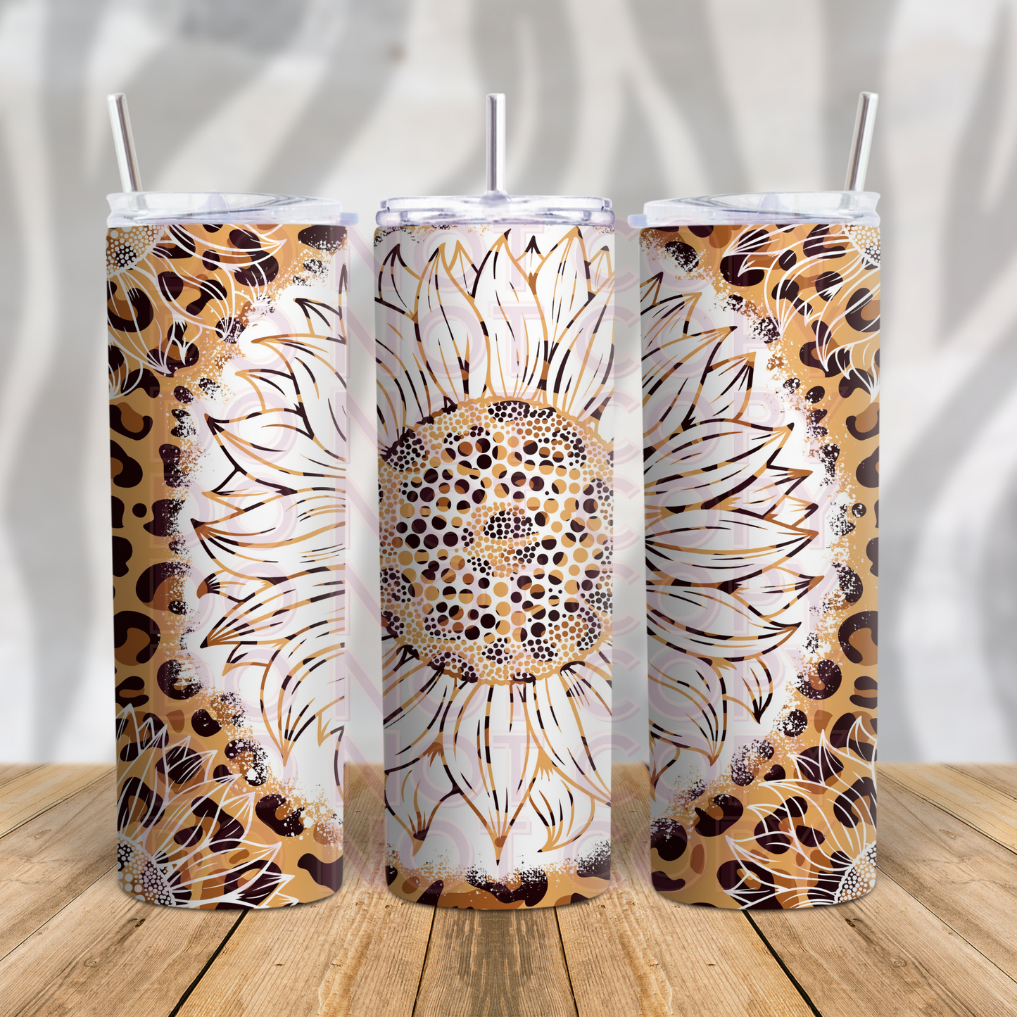 Leopard Sunflower - 2 Peas Tees