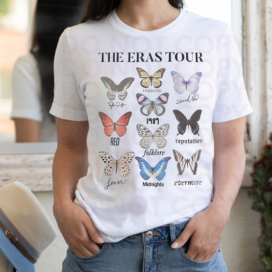 Eras Tour Butterflies -Choose Your shirt Style - 2 Peas Tees