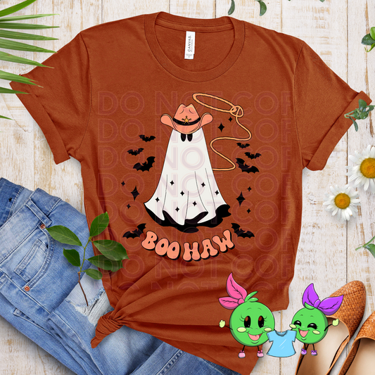 Boo Haw- retro Choose Your shirt Style