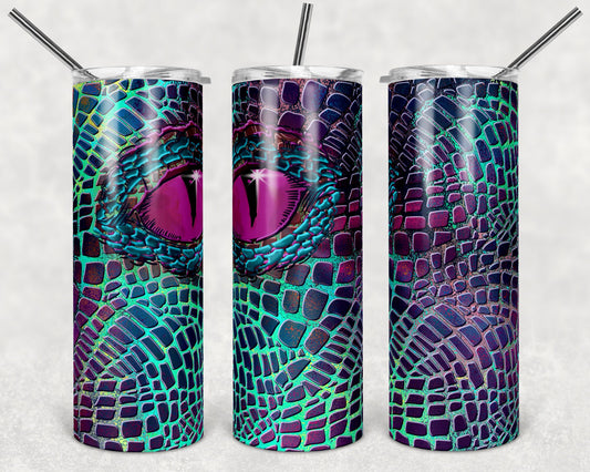 Maroon Dragon Tumbler -Dragon Scales Tumbler-  Skinny Tumbler - 20oz Tumbler with Lid and Straw - 2 Peas Tees