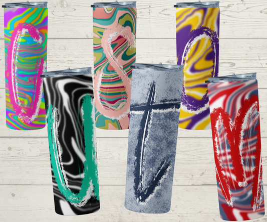 Custom Tumbler BUNDLE of 6 *Please read description, NO COUPON CODES ON THIS* Grape Vine Wholesale