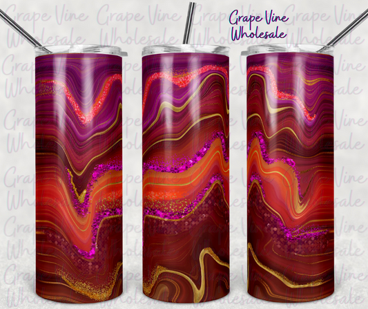 Liquid Lava Milky Way 20oz Skinny Tumbler Grape Vine Wholesale