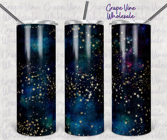 Night Sky 20oz Skinny Tumbler Grape Vine Wholesale