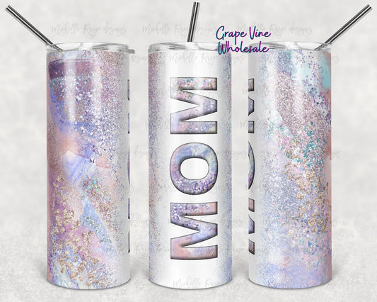 Pretty In Pastel Milky Way Mom 20oz Skinny Tumbler Grape Vine Wholesale