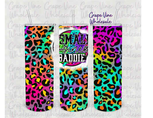 Small Business Baddie 20oz Skinny Tumbler Grape Vine Wholesale