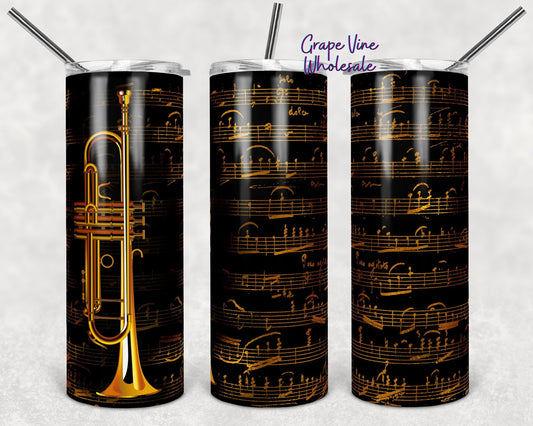 Trumpet Tunes 20oz Skinny Tumbler Grape Vine Wholesale